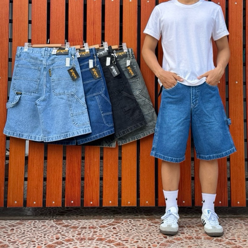 กางเกงยีนส์3ส่วนคลุมเข่า hirock แถมป้าย+ตะขอฟรี