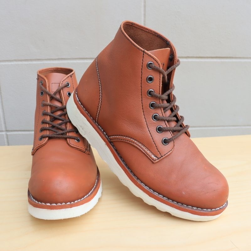 ส่งฟรี 9Us 27Cm Unisex ⚧️ รองเท้า Hoboken Round Toe Boots Heritage Pre-owned Authentic