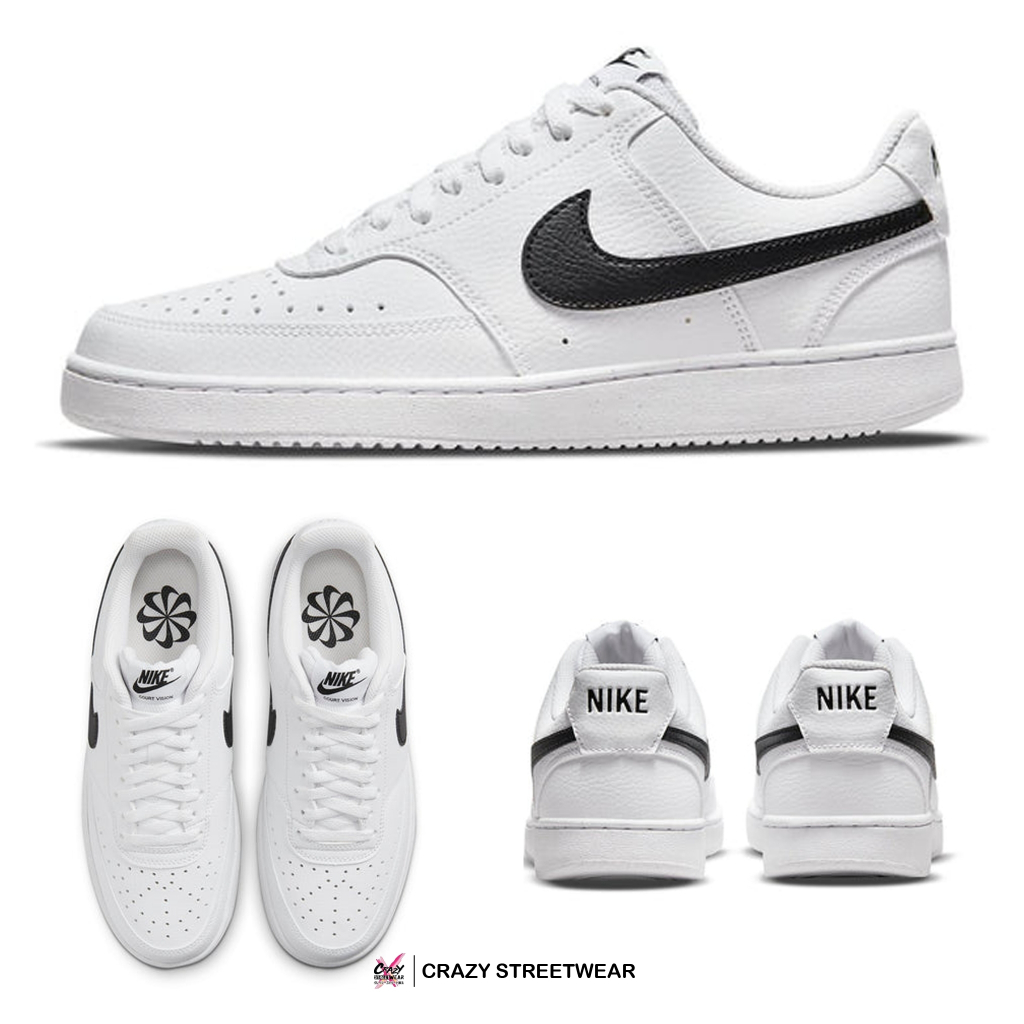 Nike Court Vision Low 'White Black' ( DH3158-101 / DH2987-101 ) สินค้าลิขสิทธิ์แท้ Nike รองเท้า
