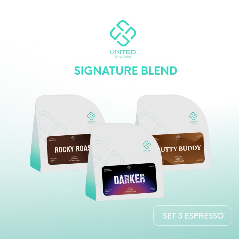 United Coffee Roaster เซตกาแฟสุดคุ้ม 3 ตัว (Blend Series)