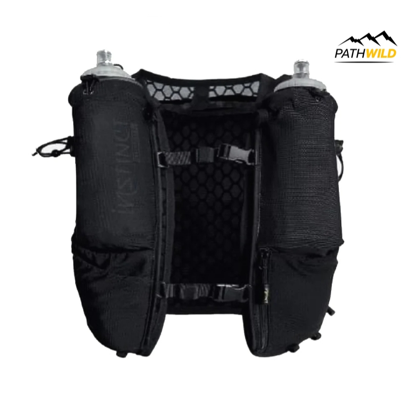 INSTINCT EVOLUTION TRAIL VEST 7L BLACK EDITION เป้น้ำ แนบกระชับ ปรับขนาดได้ทุกไซส์ ช่องใส่ของใหญ่เปิดได้รวดเร็ว