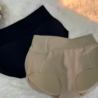 339 กางเกงในเสริมก้นเอวกลาง กระชับพุงไร้ขอบ Underwear Women เสื้อผ้า