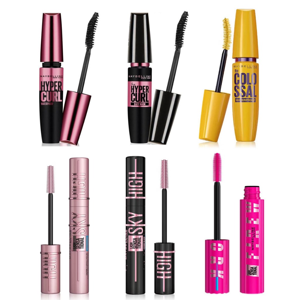 Maybelline เมย์เบลลีน มาสคาร่า เลือกสีและสูตรด้านใน 9.2g.