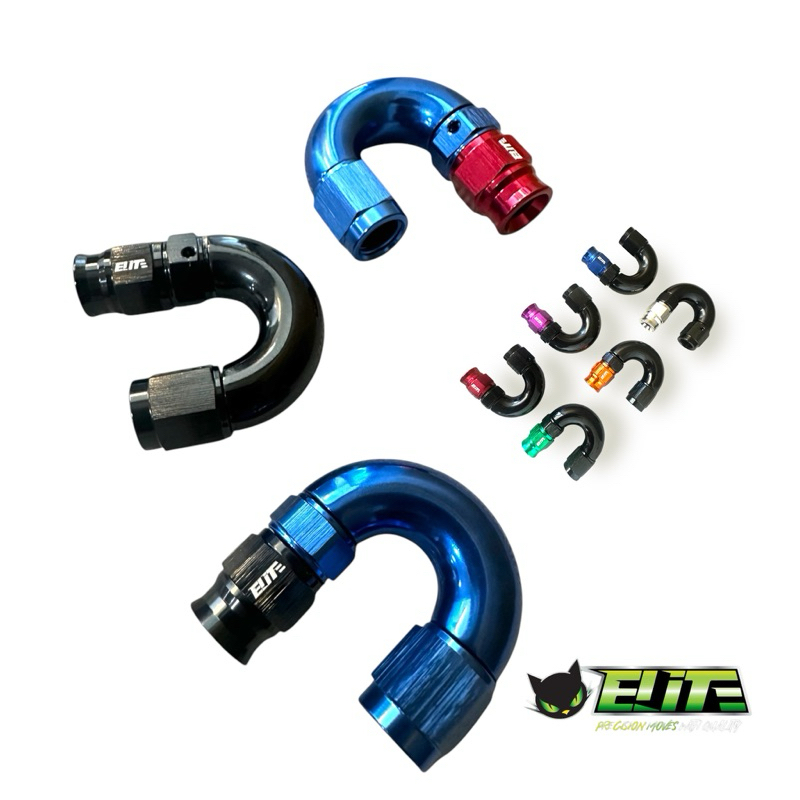 ฟิตติ้งตัวยู An3-180 องศา(มีตาไก่ให้ทุกตัว) Elite คุณภาพใช้ได้เลย มีหลายสีให้เลือกเหมือนกัน ส่งไวของพร้อมทันที แท้100%