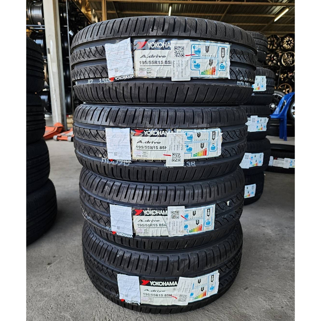ยาง "#โยโกฮามา" Yokohama A.Drive AA01 195/55R15 *** ยางใหม่ ปี 24 ***