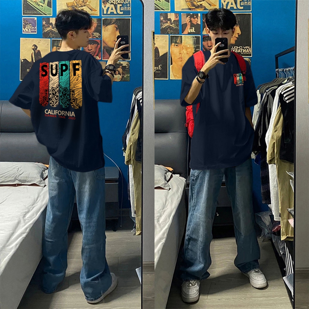 You-T【หลากสี】 เสื้อยืดโอเวอร์ไซส์ เสื้อคู่ คุณภาพสูง ไม่จำเป็นต้องรีดผ้า ไม่หดตัว เสื้อยืดผ้าฝ้าย สไตล์ไฮสตรีท