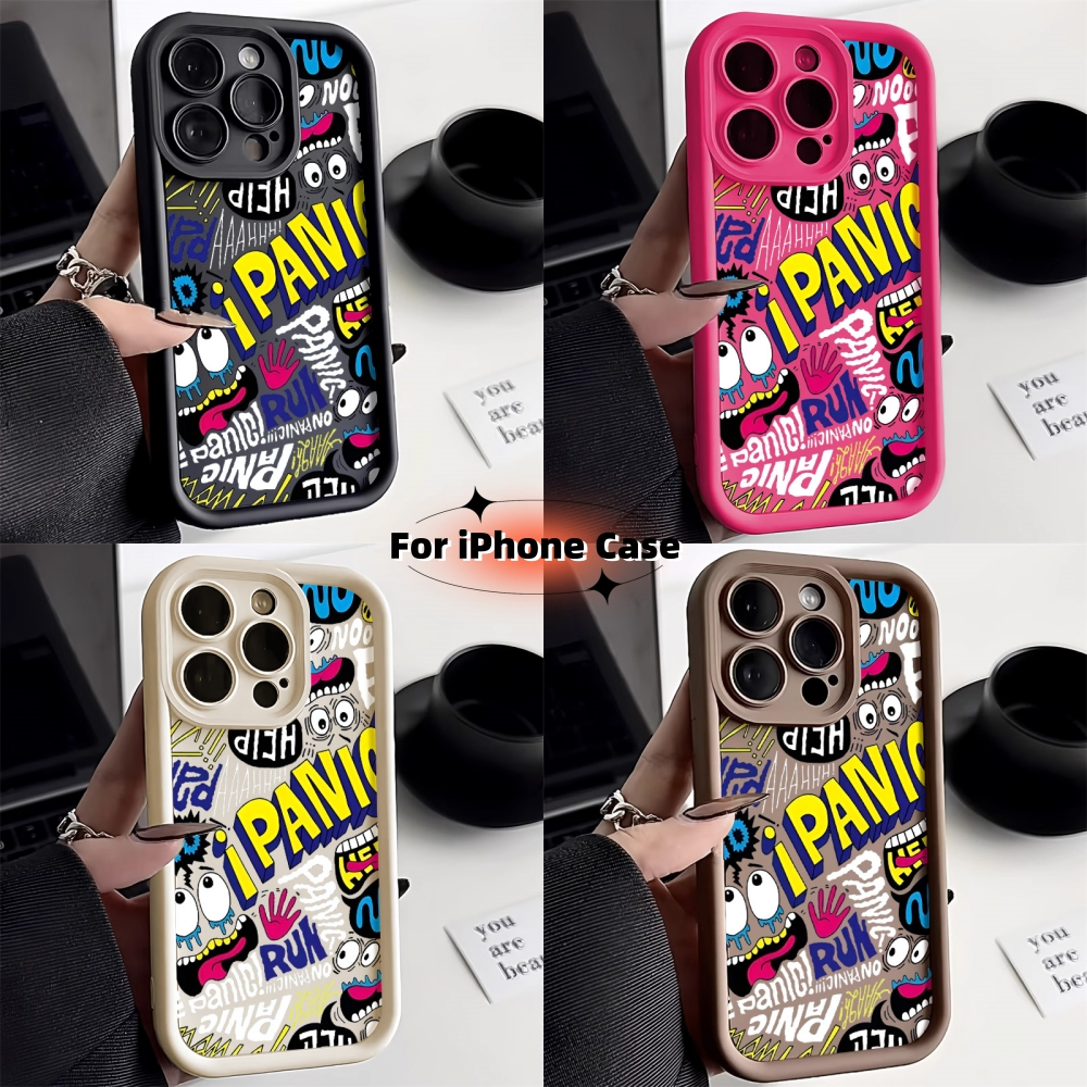 Case for iPhone 17 16 11 13 15 12 14 ProMax X XSMax 17Air XR 7 8Plus SE เคสโทรศัพท์ เคสโทรศัพท์มือถือ TPU ป้องกันทุกด้าน