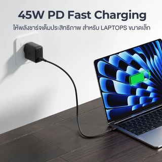 AUKEY PA-F4 หัวชาร์จเร็ว 45W GaN Super Fast Charge 2.0 PD3.0 PPS ชาร์จเร็ว iPhone 17 / Samsung S25