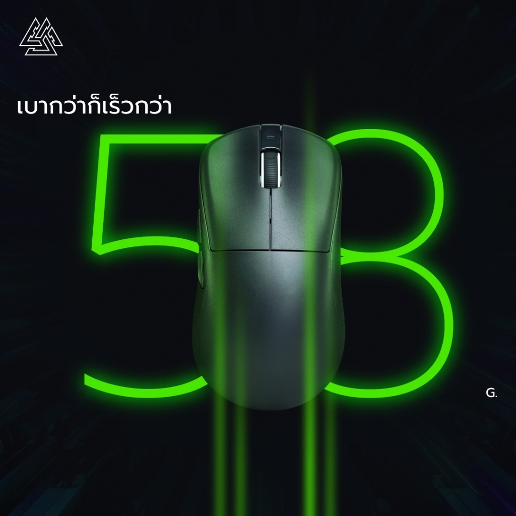 [ประกัน 1ปี] EGA Type M15 Gaming Mouse เมาส์เกมมิ่งไร้สาย Bluetooth/Wireless/Wired มี Macro Software