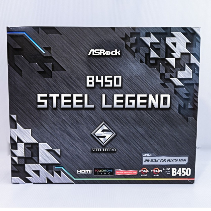 MAINBOARD (เมนบอร์ด) ASROCK B450 STEEL LEGEND (DDR4) (SOCKET AM4) (ATX)