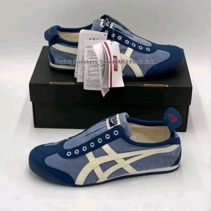 รองเท้า Onitsuka ไทเกอร์ Mexico 66 Slip On ใส่ได้ทั้ง ชาย หญิง [ ของแท้💯 พร้อมส่ง ]