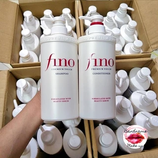 ของแท้100% Shiseido Fino Premium Touch Shampoo / Conditioner 550ml — ผมนุ่มลื่น เงาสลวย ฟื้นผมเสียแบบซาลอนญี่ปุ่น