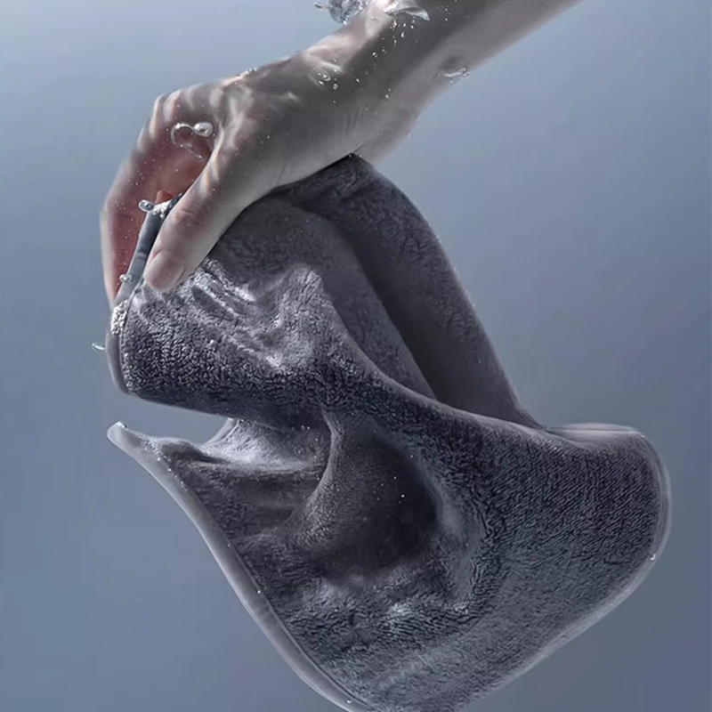 ผ้าเช็ดรถ ไมโครไฟเบอร์ B0218 เอนกประสงค์ ซับน้ำไว ขี้ริ้ว ยนต์ 3D เกรดพรีเมี่ยม ได้ดี 30x30ซม - รูปที่ 5