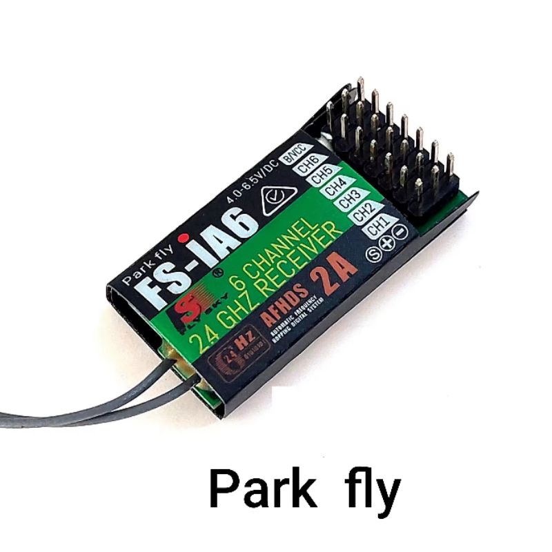 รีซีฟ fly sky FS-iA6  6CH  2.4 GHZ ใช้กับวิทยุ fly sky FS-i6  FS-i6x