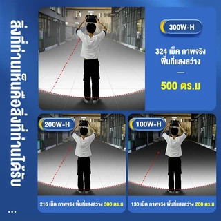 สปอร์ตไลท์ led 220v ไฟสปอร์ตไลท์ 40w 120w 160w 240w ไฟกลางแจ้ง Flood Light Saving ตกแต่งสวน ขนาด IP68 Waterproof