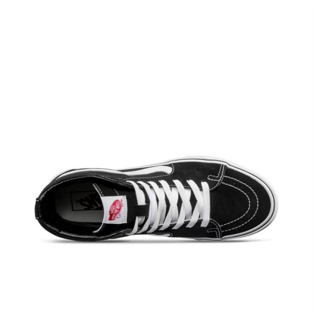 【พร้อมส่ง ของแท้ 100%】SK8 High Top รองเท้าผ้าใบ Black ของแท้ 100% Unisex