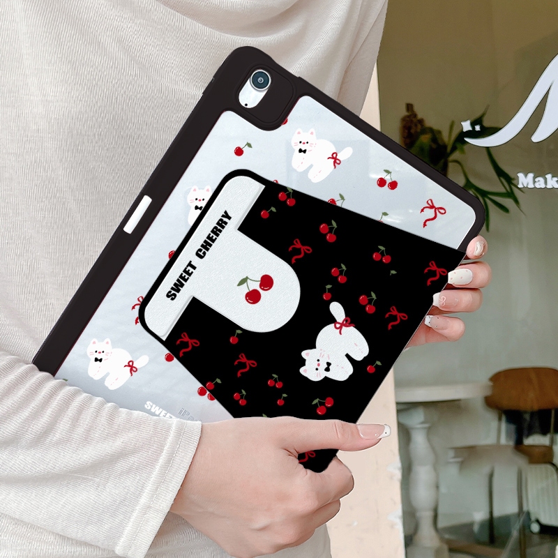 🚀จัดส่งทันที🚀เคสไอแพด การหมุน 360 องศา เชอร์รี่ Gen9 Pro13 2024 Air7/6 11 Gen11 ลูกแมว เคสipad Air5 - รูปที่ 6