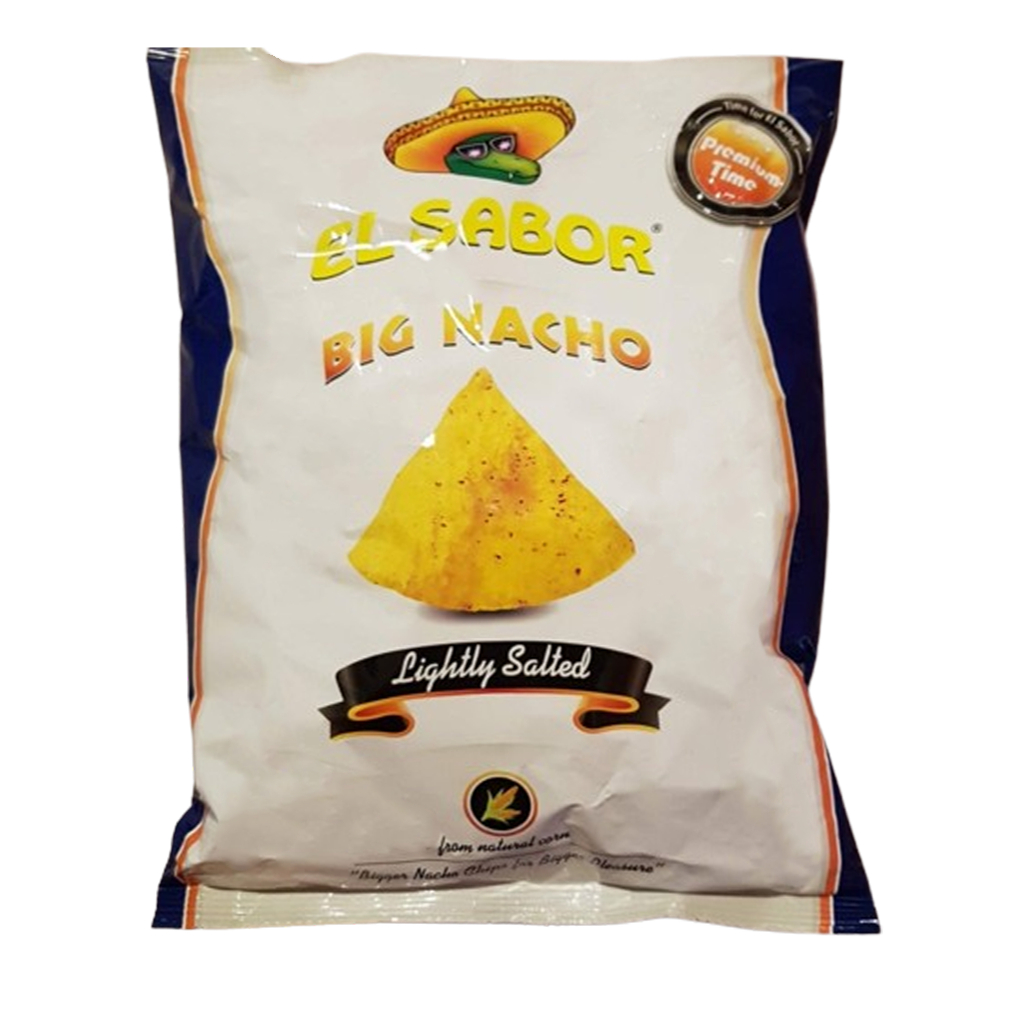 El Sabor Big Nacho Lightly Salted Chips 200 grams