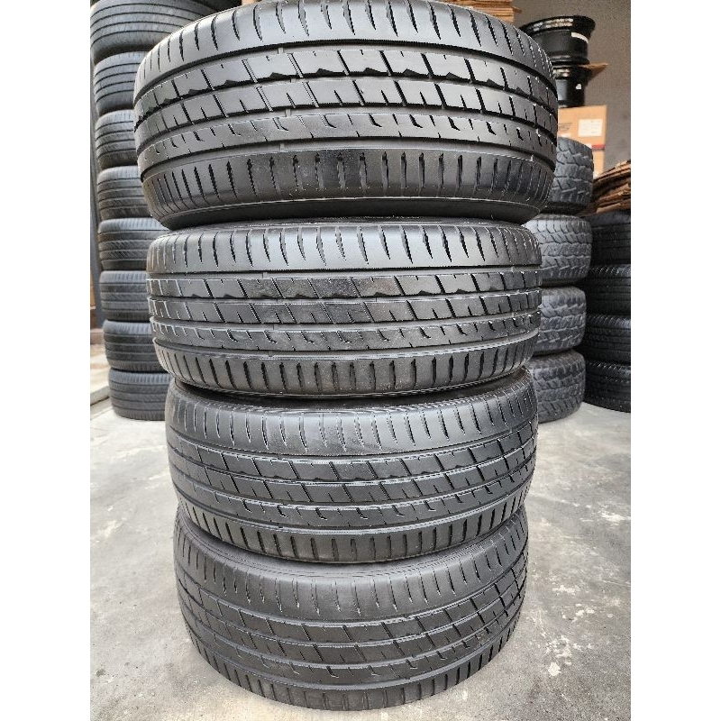 225 55R18 Lenso D1CS  Made in Thailand ปี23สภาพสวย ดอกเต็มๆ ไม่มีปะ ไม่มีเบียด ใช้งานยาวๆชุดล่ะ