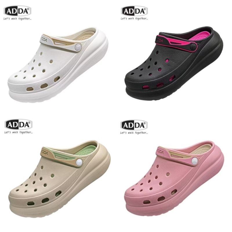 ADDA 59G01-W รองเท้าแตะ รองเท้าหัวโต ไซส์ 4-7