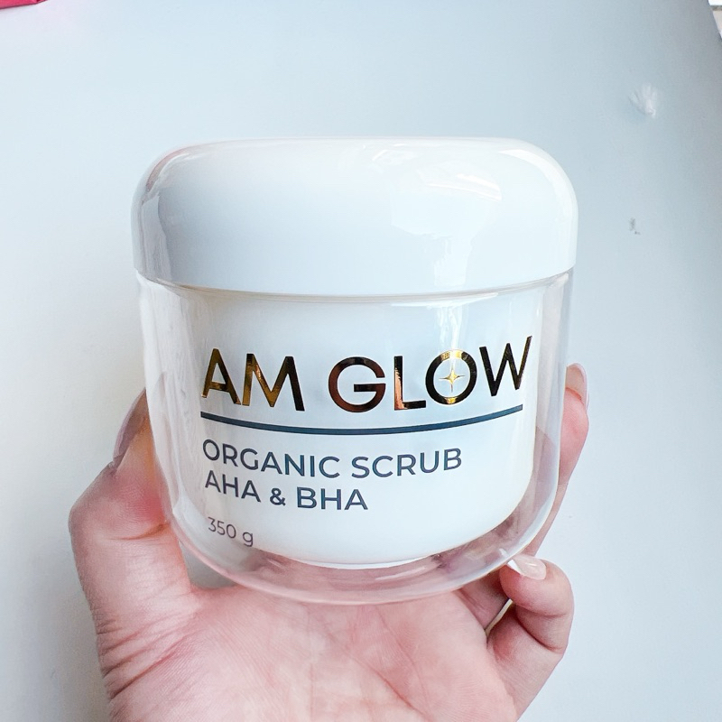 AM GLOW SCRUB แอมโกลสครับดอกไม้ 1 แถม 1 กระปุก