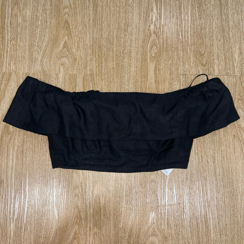 Oysho off shoulder top เสื้อปาดไหล่ size xs