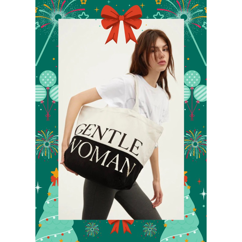 (พร้อมส่ง)กระเป๋าGentlewoman SAFARI SENSATION CORDUROY TOTE