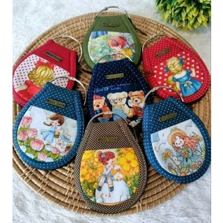 Key Cover Handmade 🗝️🏡 กระเป๋าเก็บกุญแจ ปิด-เปิด ด้วย ซิป YKK ด้านในมี 2 ห่วง เก็บกุญแจได้ทั้งบ้าน ลายน่ารักไม่ซ้ำใคร