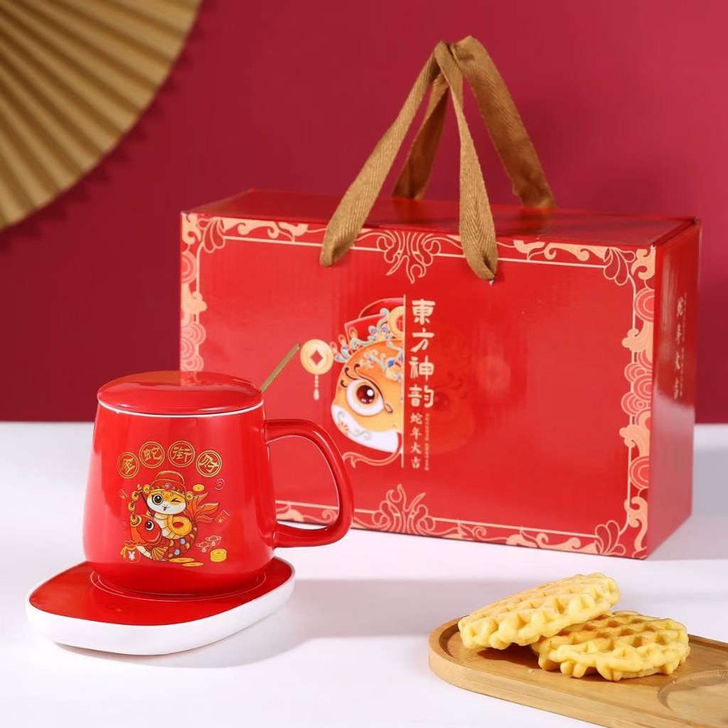 {gift set}เครื่องอุ่นแก้วกาแฟ พร้อมกล่องอย่างดีถือได้ แก้วอุ่นร้อน เซ็ทของขวัญ ของรับไหว้ ตรุษจีน อุ่นได้นาน 8Elephant - รูปที่ 3