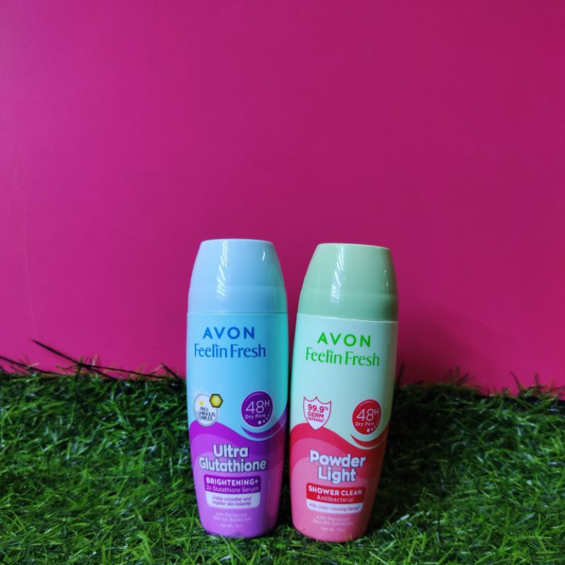🌟 ลูกกลิ้ง เอวอน  AVON FEELING FRESH ROLL ON DEODORANT 75ml.