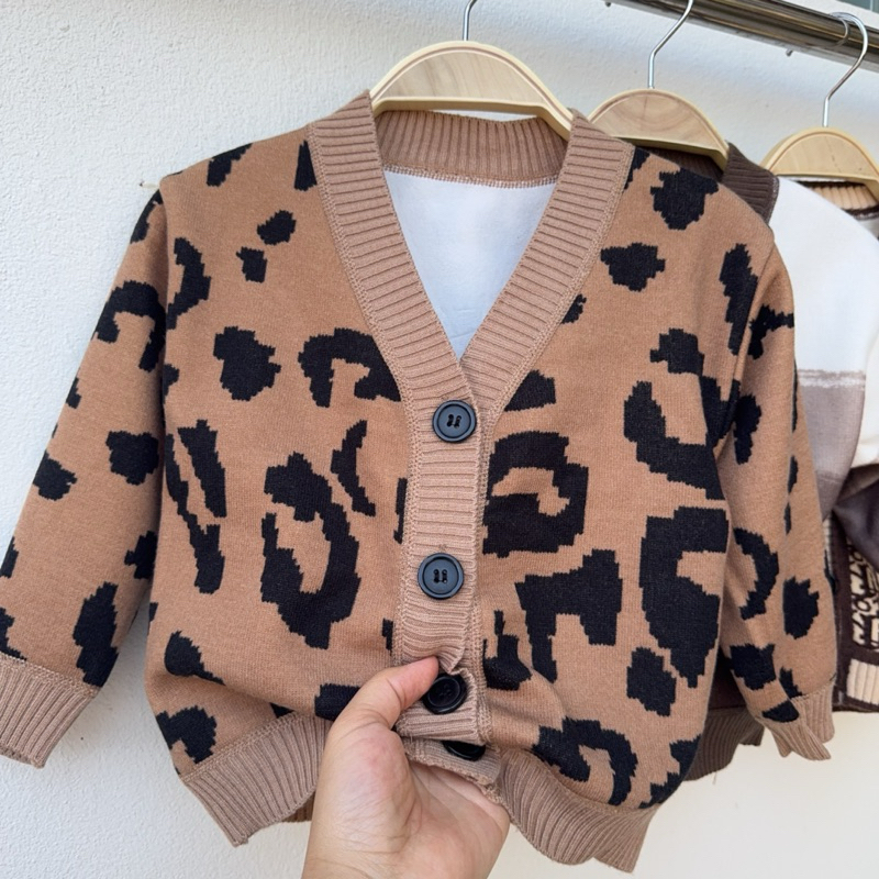 พร้อมส่ง เสื้อกันหนาวไหมพรมเด็ก คาร์ดิแกน เสื้อกันหนาวสเวตเตอร์ งานดีน่าเนื้อนุ่ม ด้านในขนปลุ เด็กผู้หญิงและเด็กผู้ชาย