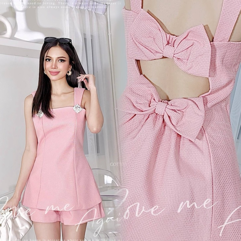 #COTTON CANDY 🍭 เซตกระดุมคริสตัล New Crystal korea set