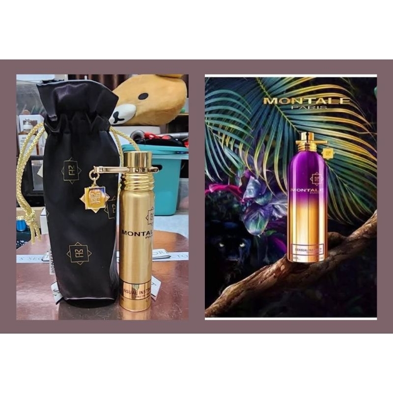 ขวดเดินทางพร้อมถุงผ้า Montale sensual Instinct eau de parfum 20ml