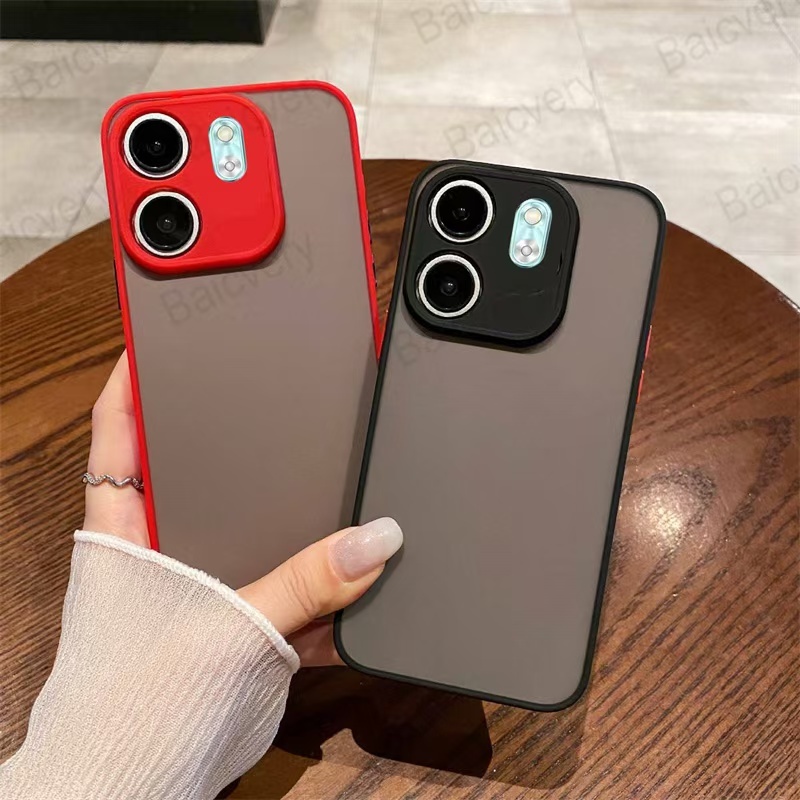 พร้อมส่ง เคสขอบสี กันรอยกล้อง สำหรับ Infinix Smart9 Hor50i เคสกันกล้อง ตรงรุ่น