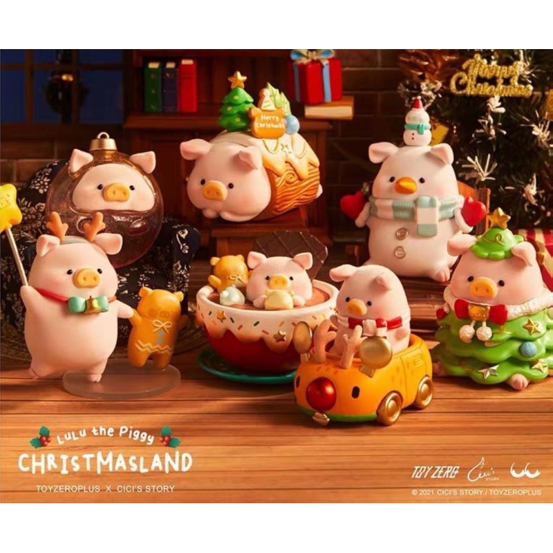 พร้อมส่ง Lulu The Piggy Christmas ลู่ลู่ชุดคริสต์มาส