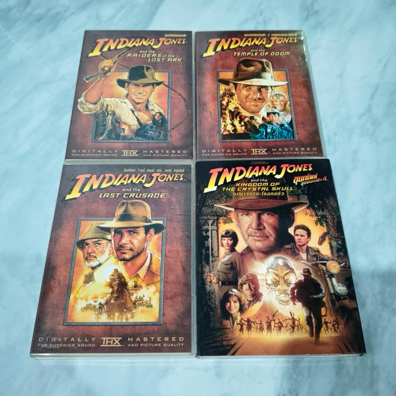 DVD แท้ Set Indiana Jones 1-4