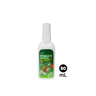 WILD LIVES INSECT BLOCK สเปร์ยกันยุง คุ้น ทาก แมลง ขนาด 50 ML / 100 ML