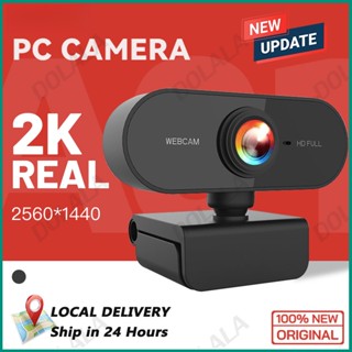 กล้องคอมพิวเตอร์ 2K Full HD Webcam With Microphone 4 Million…