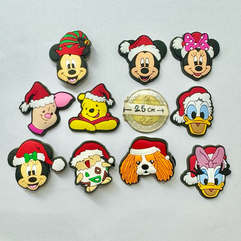 JB MK 🌈🐹🍒ตัวติดรองเท้ามีรู มิกกี้ “ มิกกี้เมาส์ A “ 👠🌈Shoe Charm “ Mickey World - A “ 🥿👠