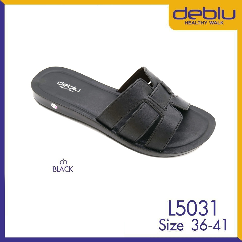 รองเท้าแตะเดอบลู Deblu แบบสวม รุ่น L5031 พื้นนุ่ม เบา ใส่สบาย