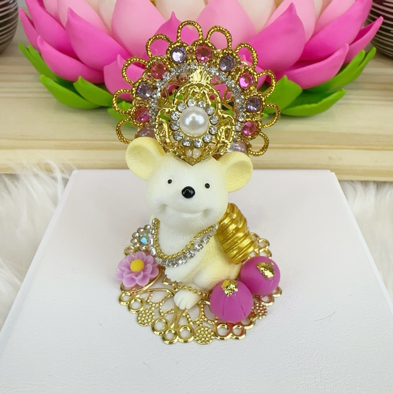 หนูมุสิกะ บริวารพระพิฆเนศ รุ่น รัสมีเศรษฐี