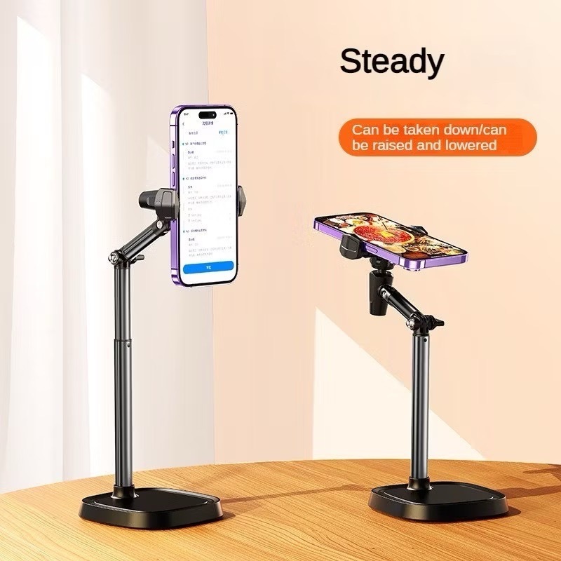 ขาตั้งมือถือ ที่วางมือถือ ขาตั้งกล้อง ที่จับโต๊ะ ขาตั้งโทรศัพท์  ที่จับมือถือ แข็งรแงมั่นคง รุ่นT10