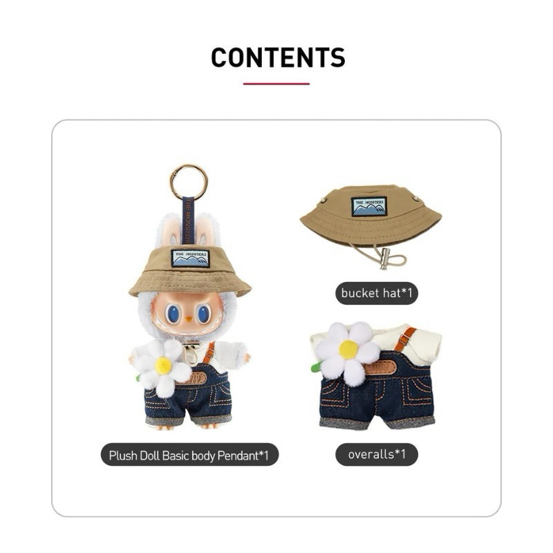 🍀สินค้าพร้อมส่ง24ชม🇹🇭ใช้โค้ดลด30%ได้⚡️POP MART LABUBU THE MONSTERS FALL IN WILD 🍀พวงกุญแจ(17cm)บู้ชาวสวน แท้100%