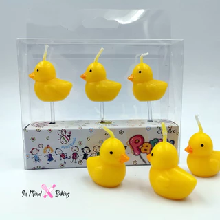 เทียนเป็ดน้อย เทียนวันเกิด(แพค3 ชิ้น)