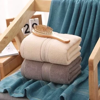ผ้าเช็ดตัว เนื้อผ้าหนาอย่างดี ผ้าcotton100% มี 3 สีขนาด70*140cm M99