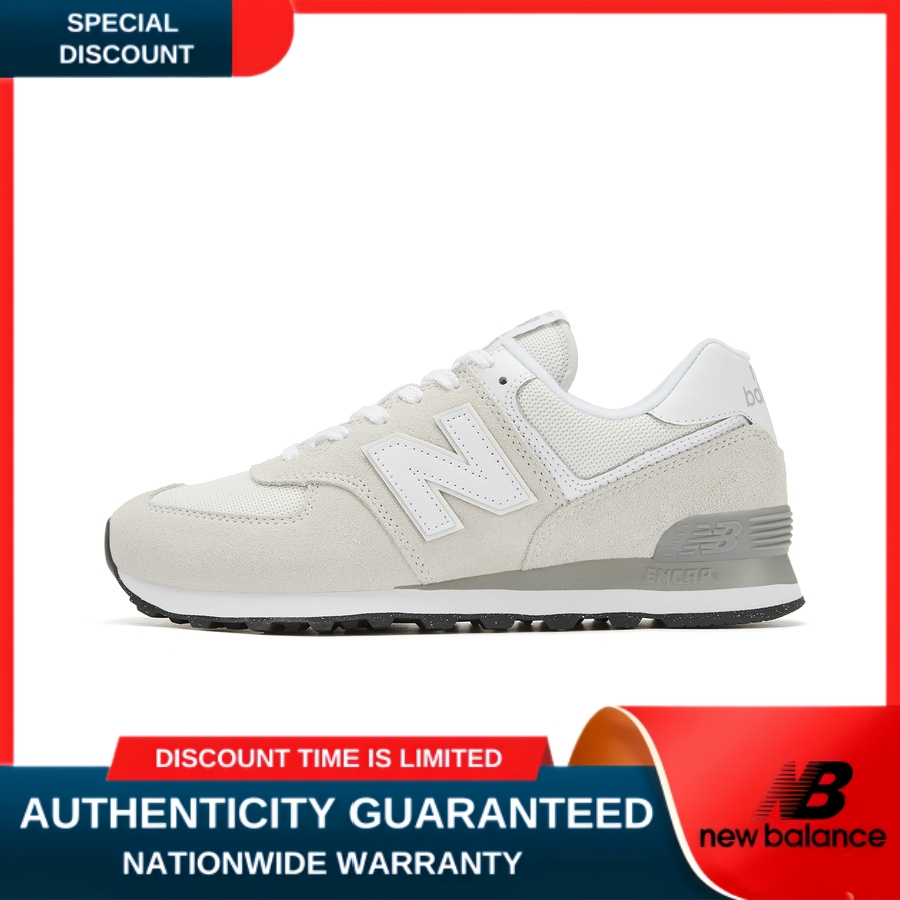 New Balance 574 ของแท้ 💯NB Men's and Women's รองเท้าวิ่ง รองเท้าผ้าใบกีฬา ML574EVW - The Same Style 
