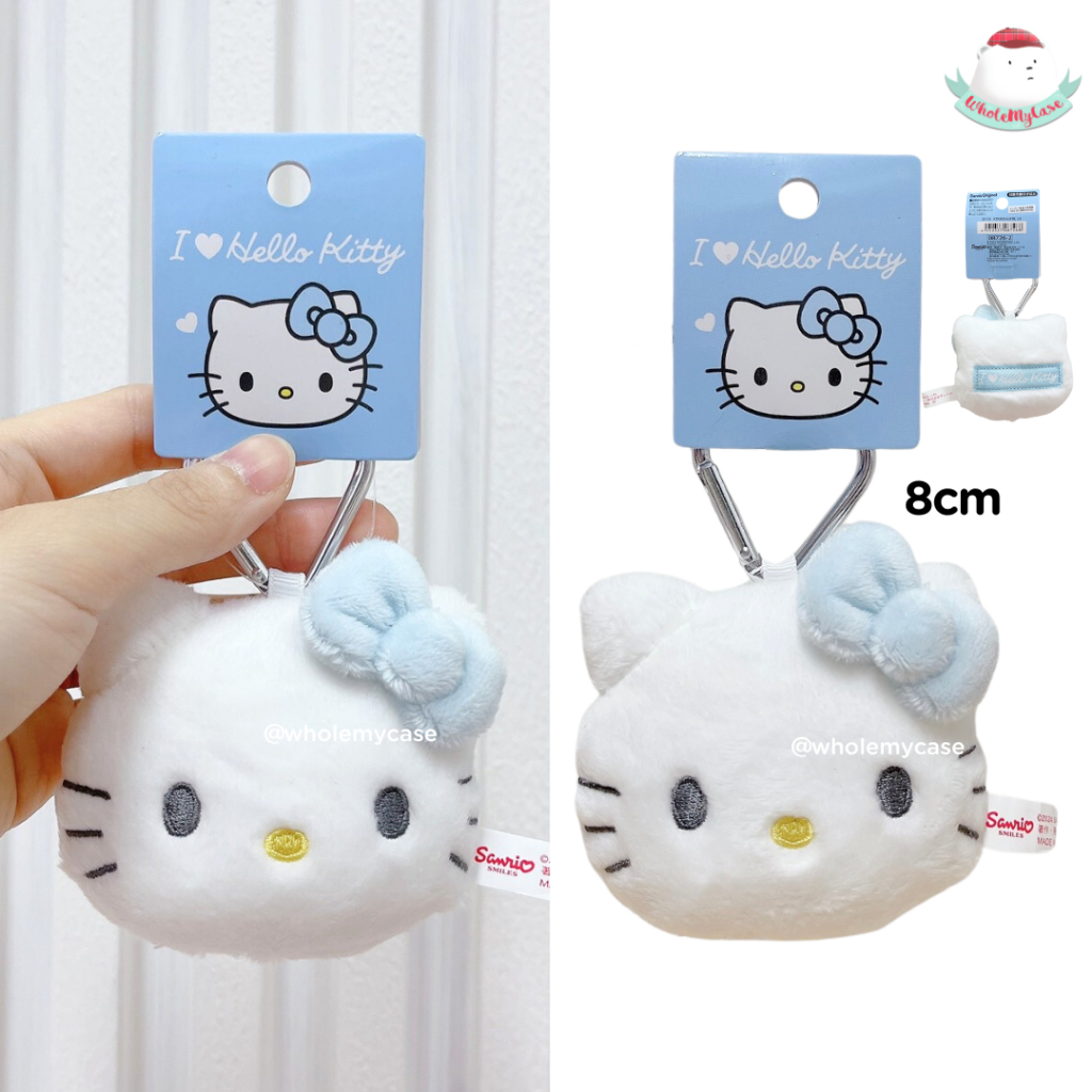 ⭐️ใช้โค้ดลด 30% เหลือ xxx⭐️ (พร้อมส่งจากไทย🇹🇭) พวงกุญแจ KITTY "แบบหัว 5สี" แท้100% สำหรับห้อยตกแต่งกระเป๋า