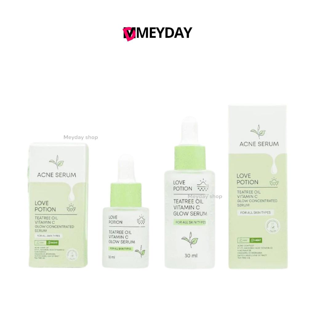 Love Potion Teatree Oil Vitamin C Glow Concentrated Serum เลิฟโพชั่น ทีทรี ออยล์ วิตามิน ซี โกลว์ คอนเซนเทรด เซรั่ม