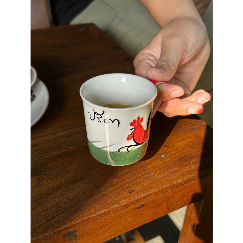แก้วเอสเพรสโซ่ ตราไก่ ;1 Cup