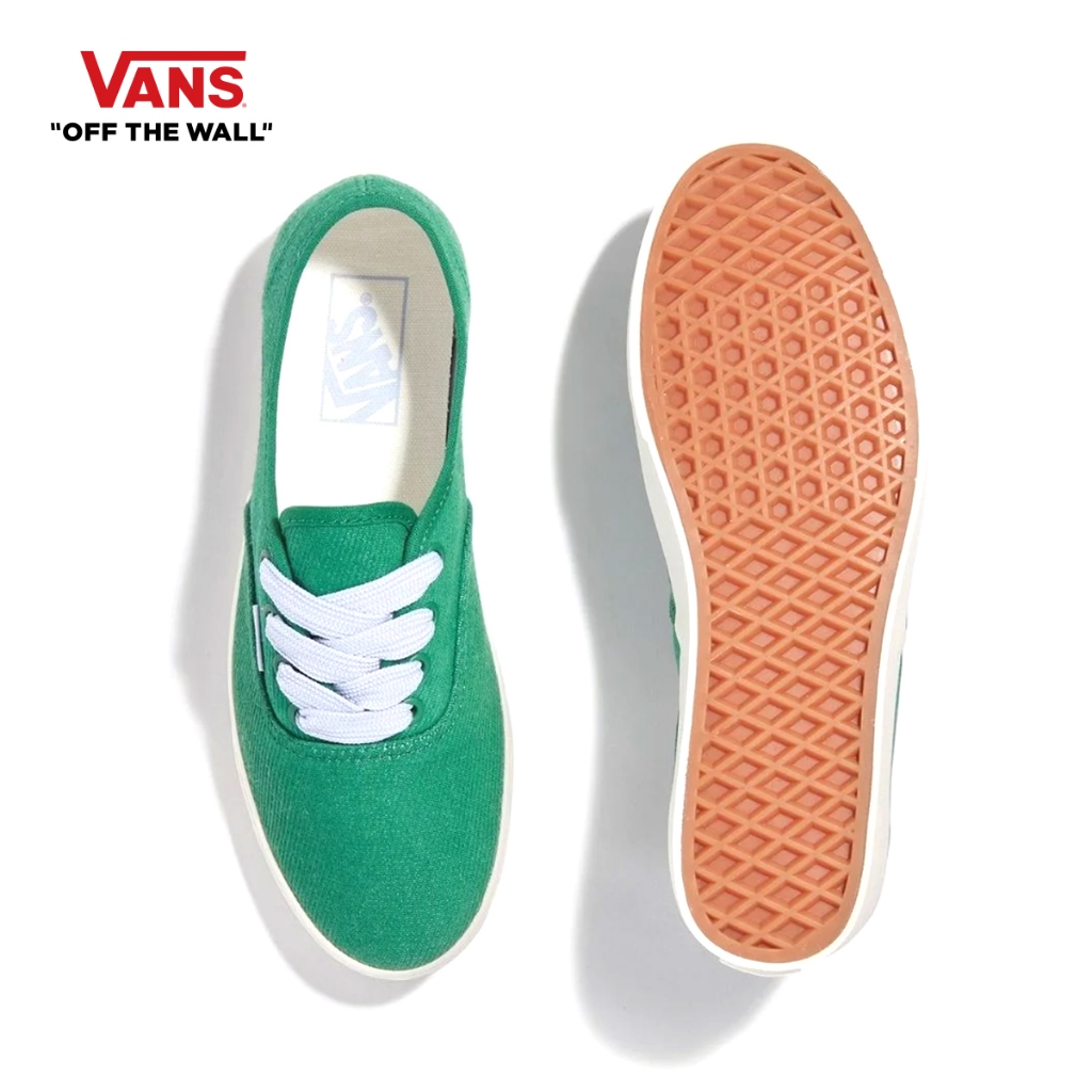 VANS AUTHENTIC LOWPRO - DENIM VERDANT GREEN รองเท้า รองเท้าผ้าใบ ผู้ชาย ผู้หญิง